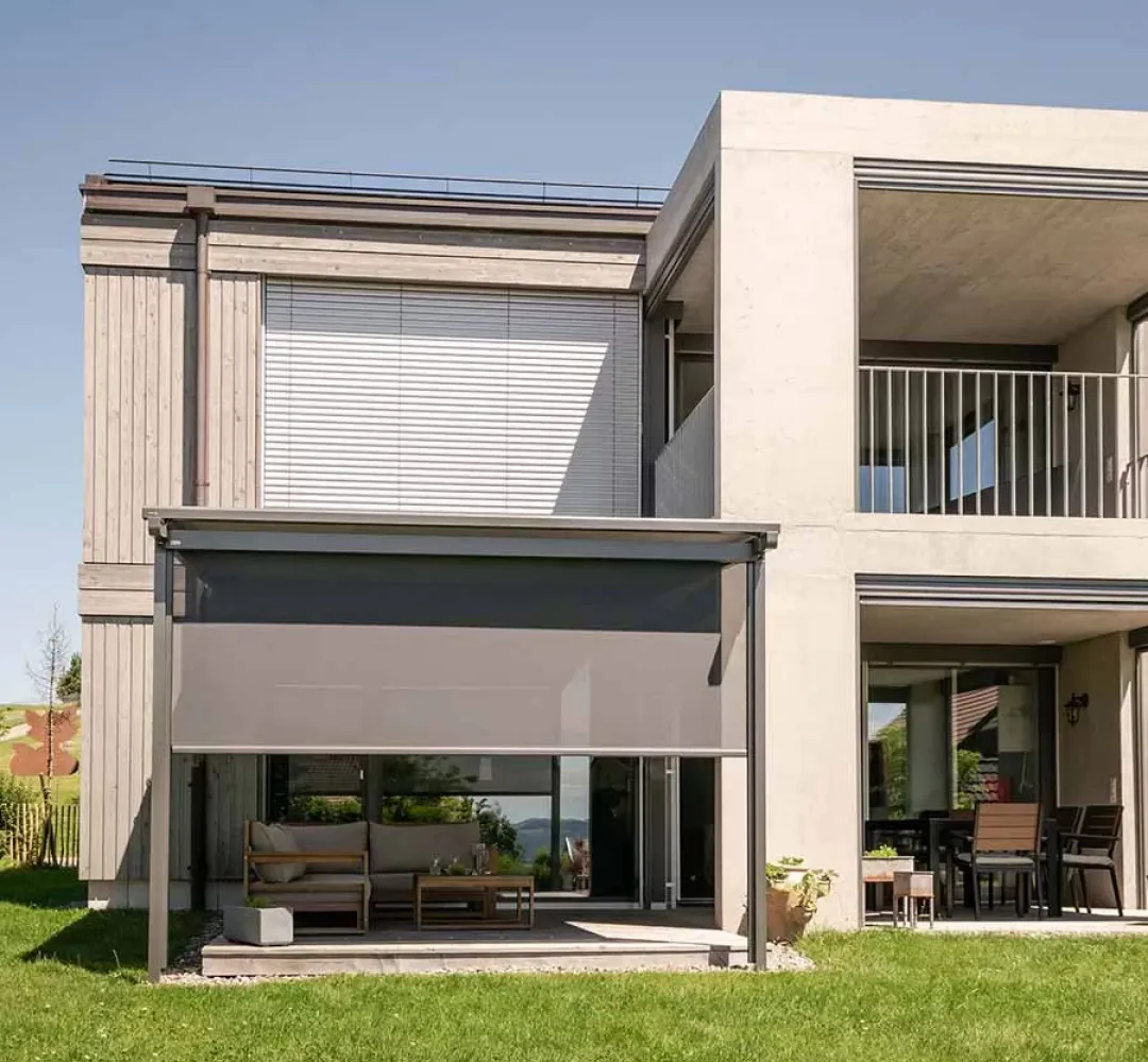 Wintergartenbeschattung in München und neue Fenster